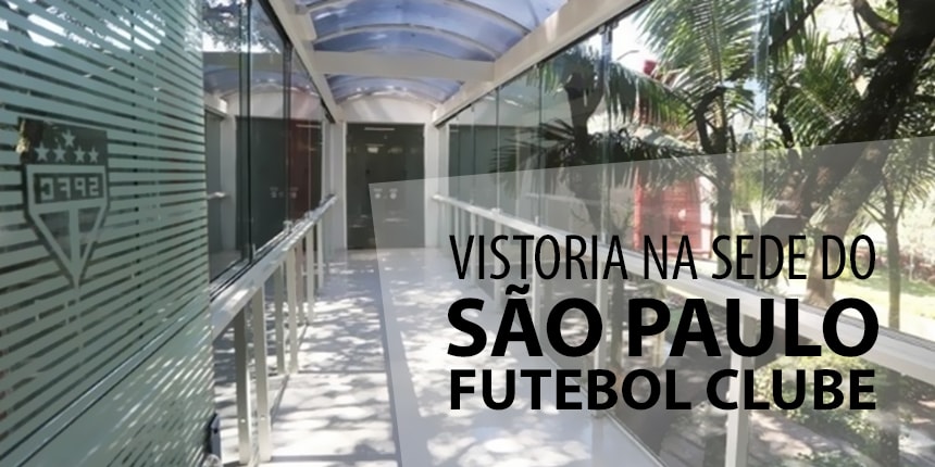 Vistoria de campo na sede do São Paulo Futebol Clube