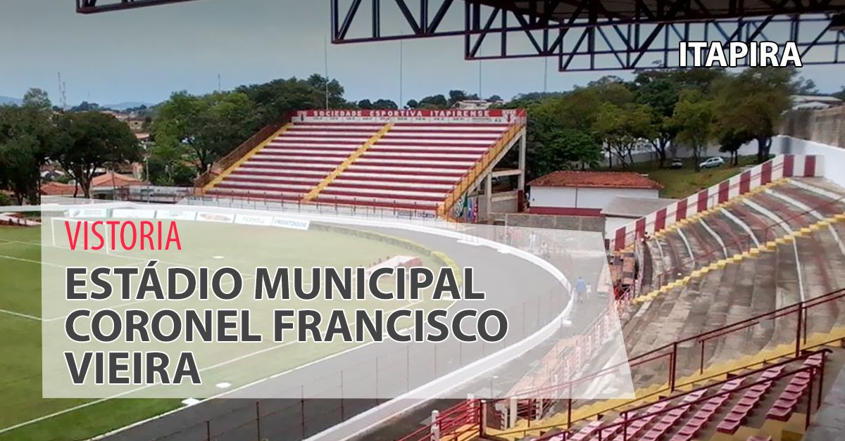 Vistoria no Estádio Municipal Coronel Francisco Vieira, em Itapira