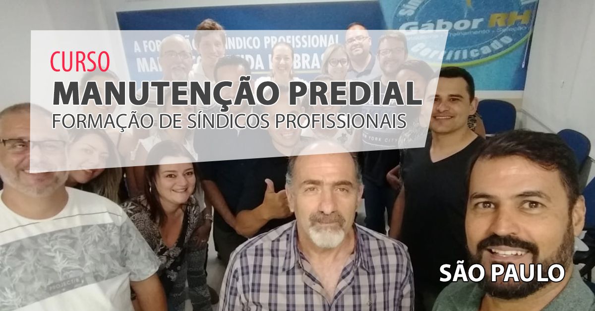Curso de Manutenção Predial na Formação de Síndicos Profissionais em São Paulo