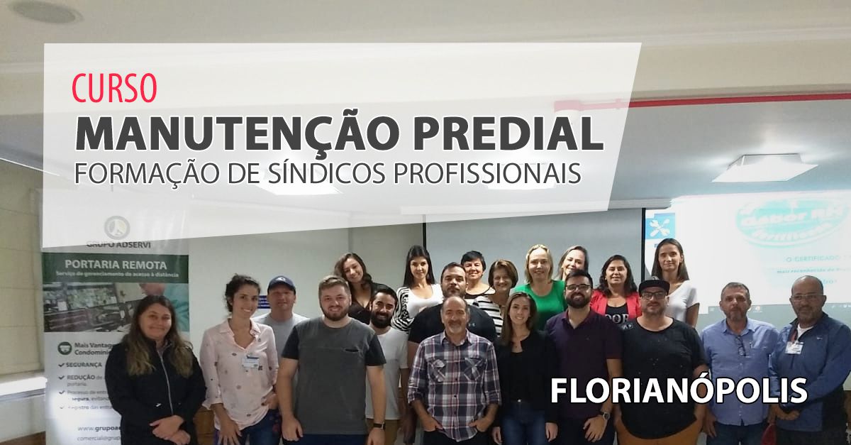 Cursos Manutenção Predial na Formação de Síndicos Profissionais em Florianópolis