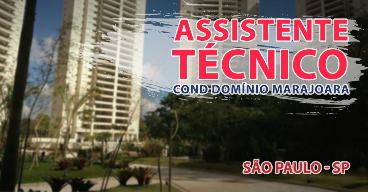 Assistente Técnico Condomínio Domínio Marajoara