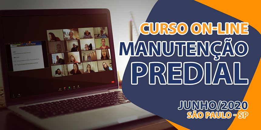 Curso On-line sobre Manutenção Predial - Junho/2020