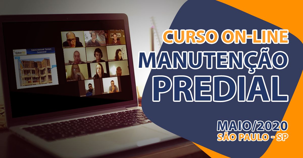 Curso On-line sobre Manutenção Predial - Maio/2020