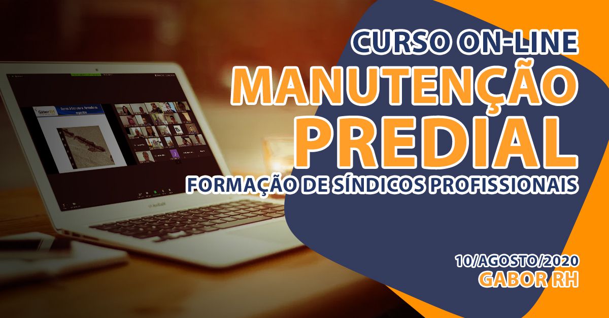 Curso On-line sobre Manutenção Predial - Agosto/2020