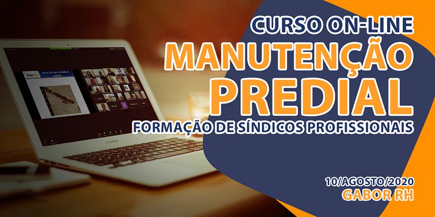 Curso On-line sobre Manutenção Predial - Agosto/2020