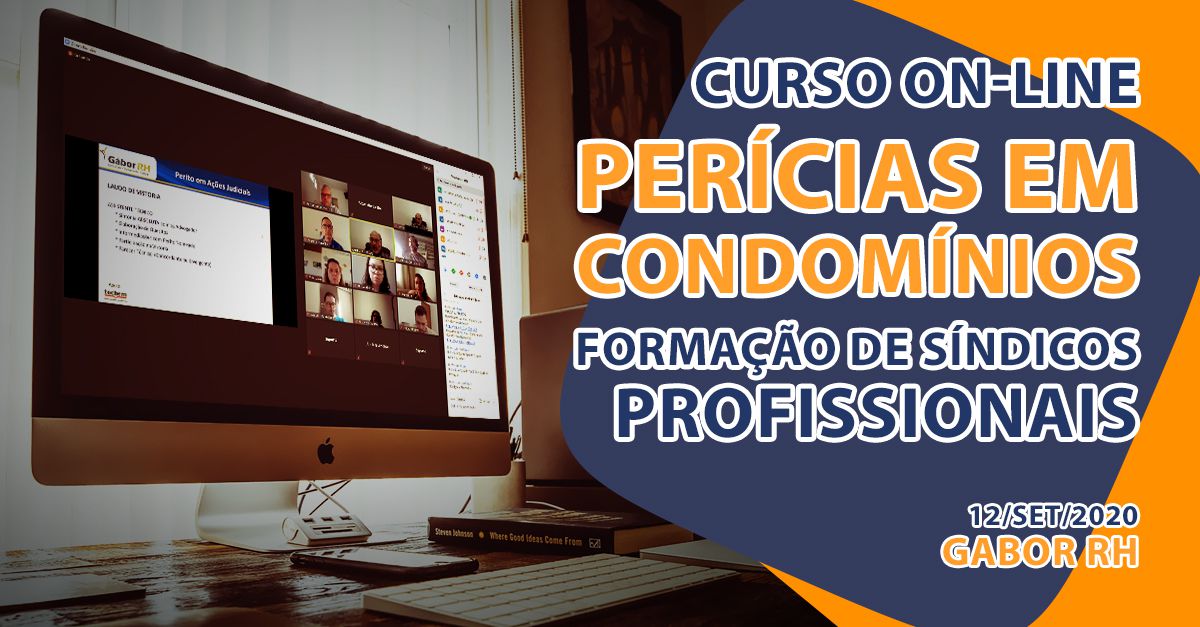 Curso On-line sobre Perícias em Condomínios - Setembro/2020 - Gabor RH