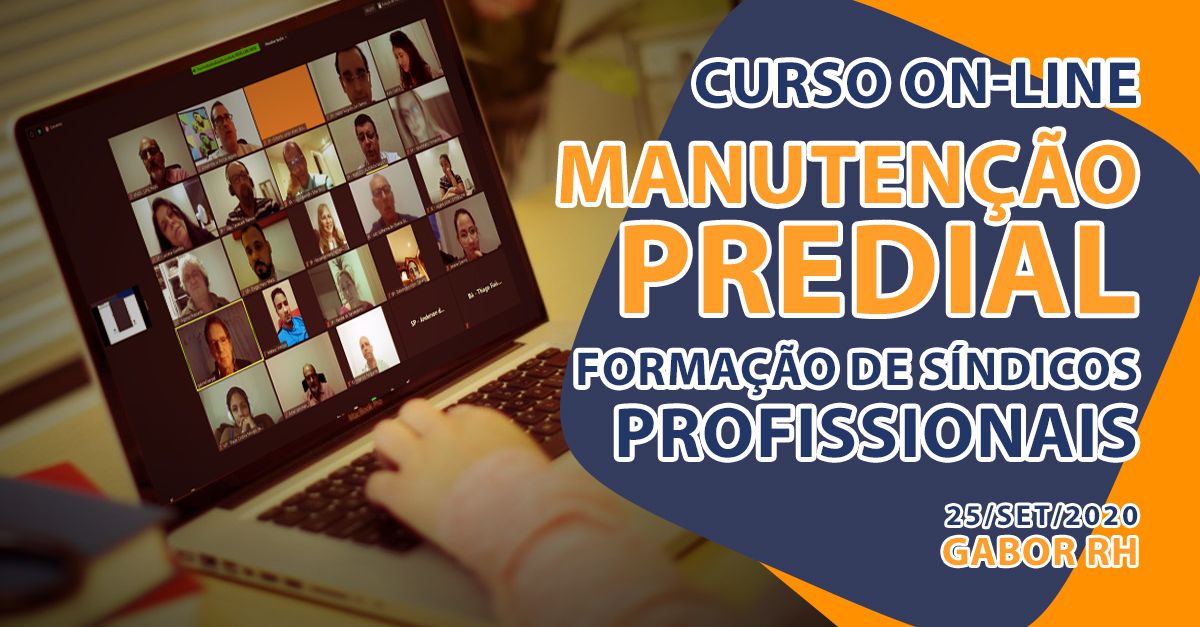 Curso On-line sobre Manutenção Predial - 25/Setembro/2020