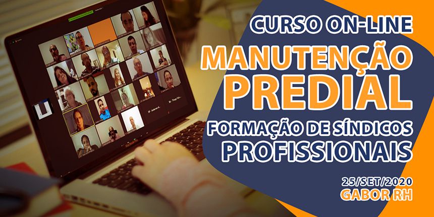 Curso On-line sobre Manutenção Predial - 25/Setembro/2020