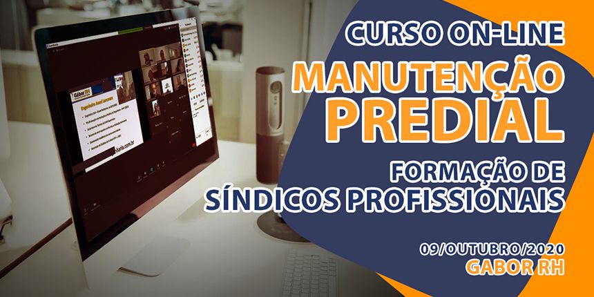 Curso On-line sobre Manutenção Predial - 09/Outubro/2020