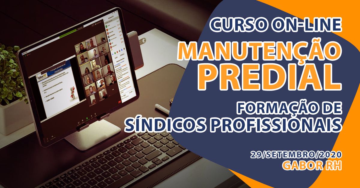 Curso On-line sobre Manutenção Predial - 29/Setembro/2020