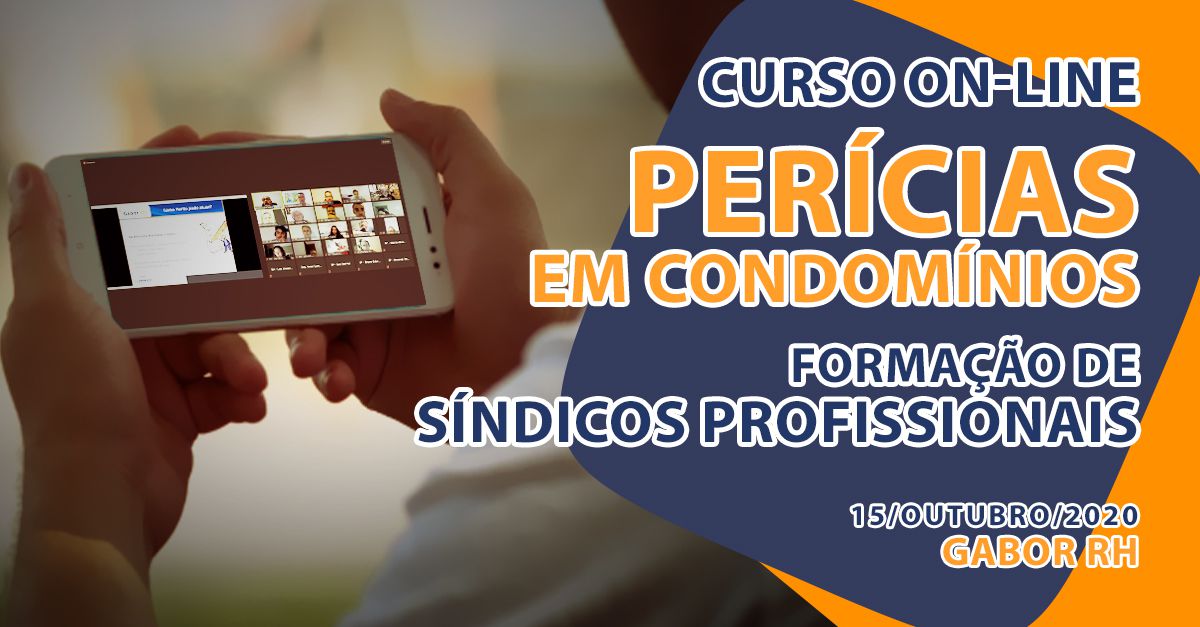 Curso On-line sobre Perícias em Condomínios - Outubro/2020