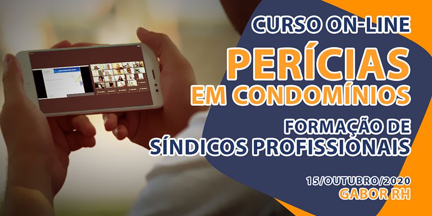 Curso On-line sobre Perícias em Condomínios - Outubro/2020