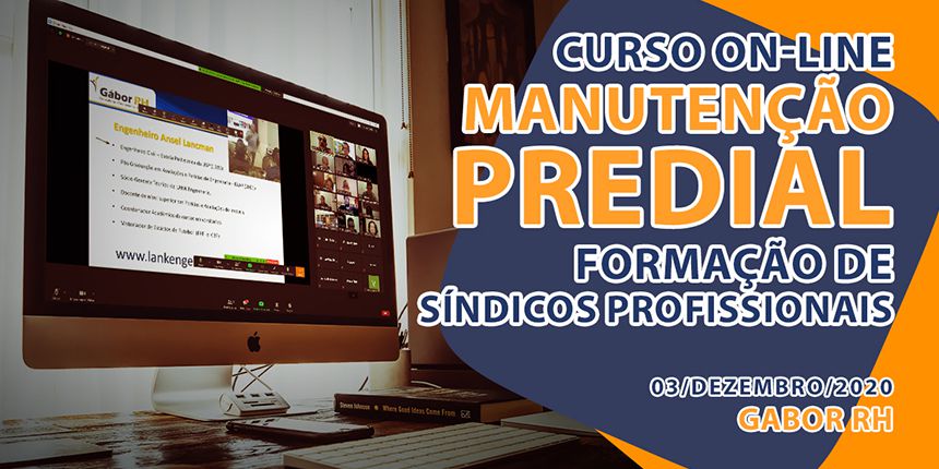 Curso On-Line sobre Manutenção Predial - Dezembro/2020