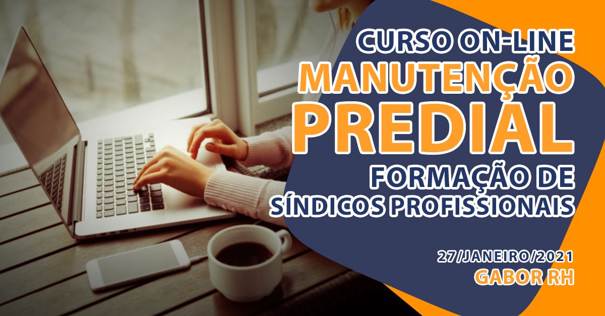 Curso On-Line sobre Manutenção Predial - Janeiro/2021