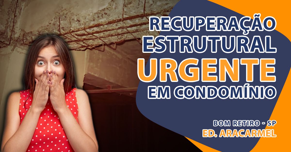 Recuperação estrutural urgente em condomínio no Bom Retiro