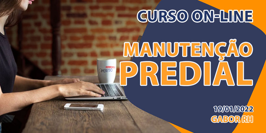 Curso On-Line sobre Manutenção Predial - 19/janeiro/2022