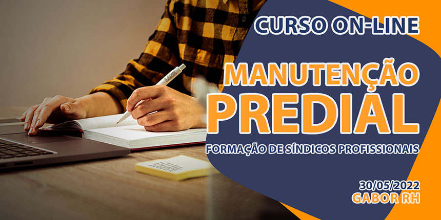 Curso On-Line sobre Manutenção Predial - 30/maio/2022