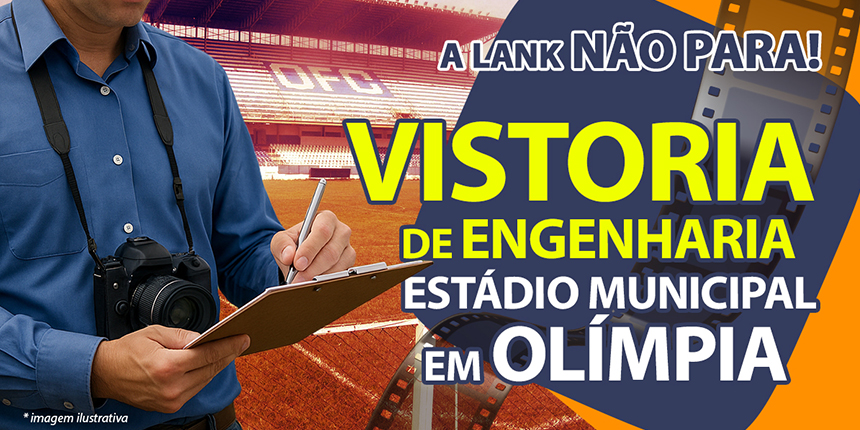 Vistoria Técnica no Estádio Tereza Breda em Olímpia