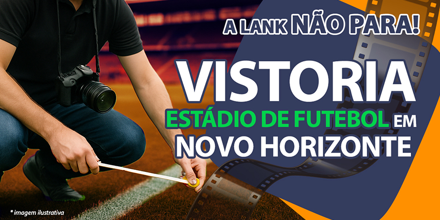 Vistoria do Estádio Jorge Ismael de Biasi, em Novo Horizonte