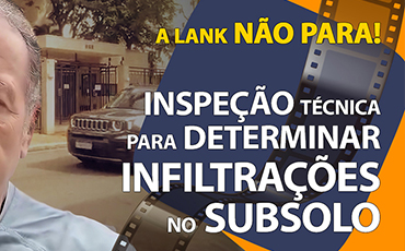 Inspeção técnica para determinar infiltrações no subsolo