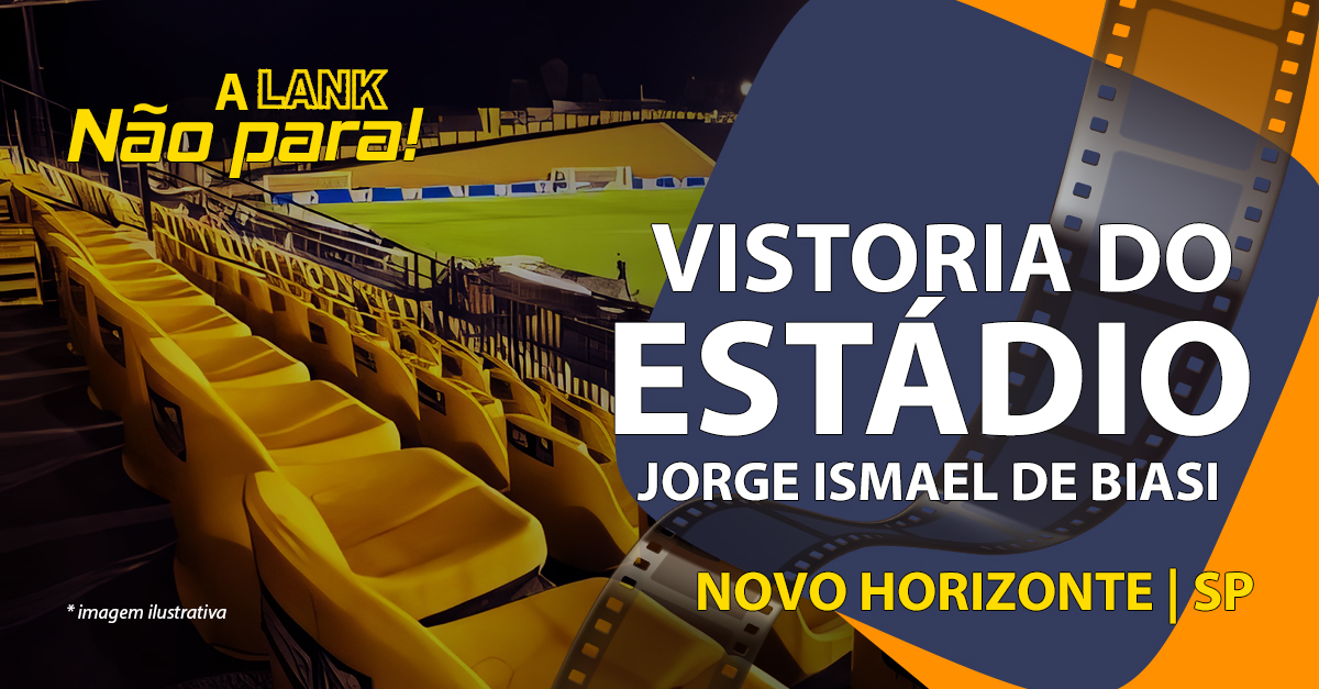 Vistoria no Estádio Jorge Ismael de Biasi, em Novo Horizonte