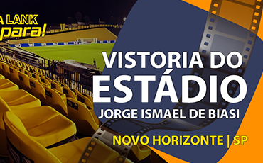 Vistoria no Estádio Jorge Ismael de Biasi, em Novo Horizonte